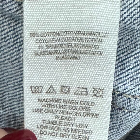 Free People Women’s Jeans size 25 Skinny High Rise Ankle Crop Light Wash - Picture 5 of 9